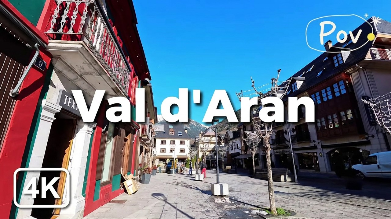 🏔️ Vielha City Tour | Val d’Aran with Winter Atmosphere 🌟