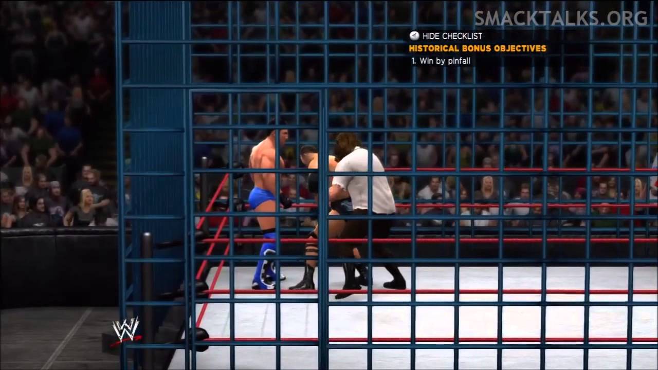 WWE '13 Brothers Of Destruction #13: Ken Shamrock vs. The Rock (Cage Match, Breakdown '98)