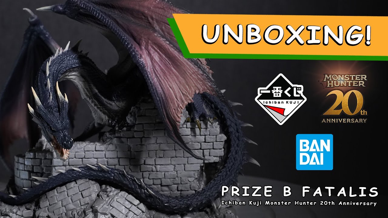 Ichiban Kuji Monster Hunter 20th Anniversary Prize B FATALIS - UNBOXING