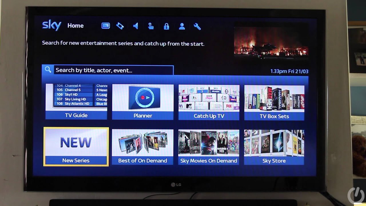 Sky EPG 2014 walkthrough