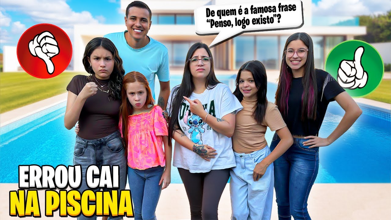 QUEM ERRAR CAI NA PISCINA!VALENDO PRÊMIOS (KETLYNMUSKETO)