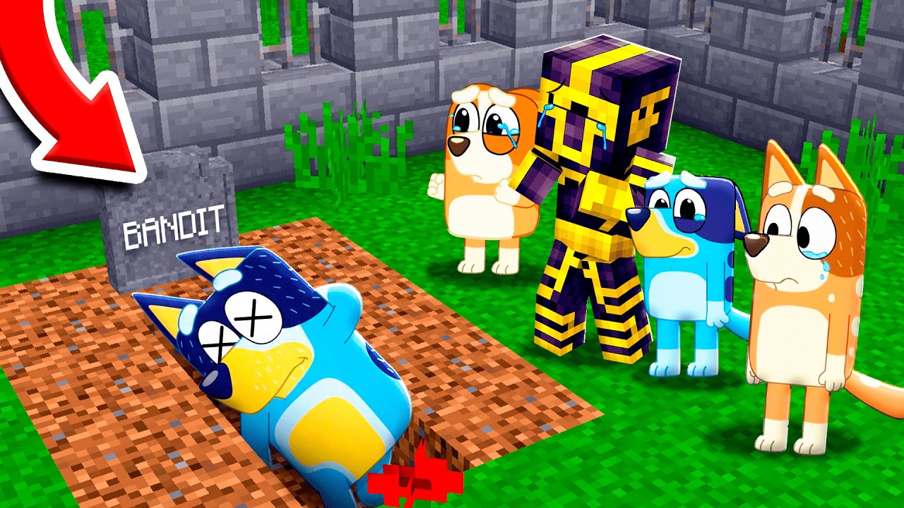 LA MUERTE de BANDIT en MINECRAFT 😱