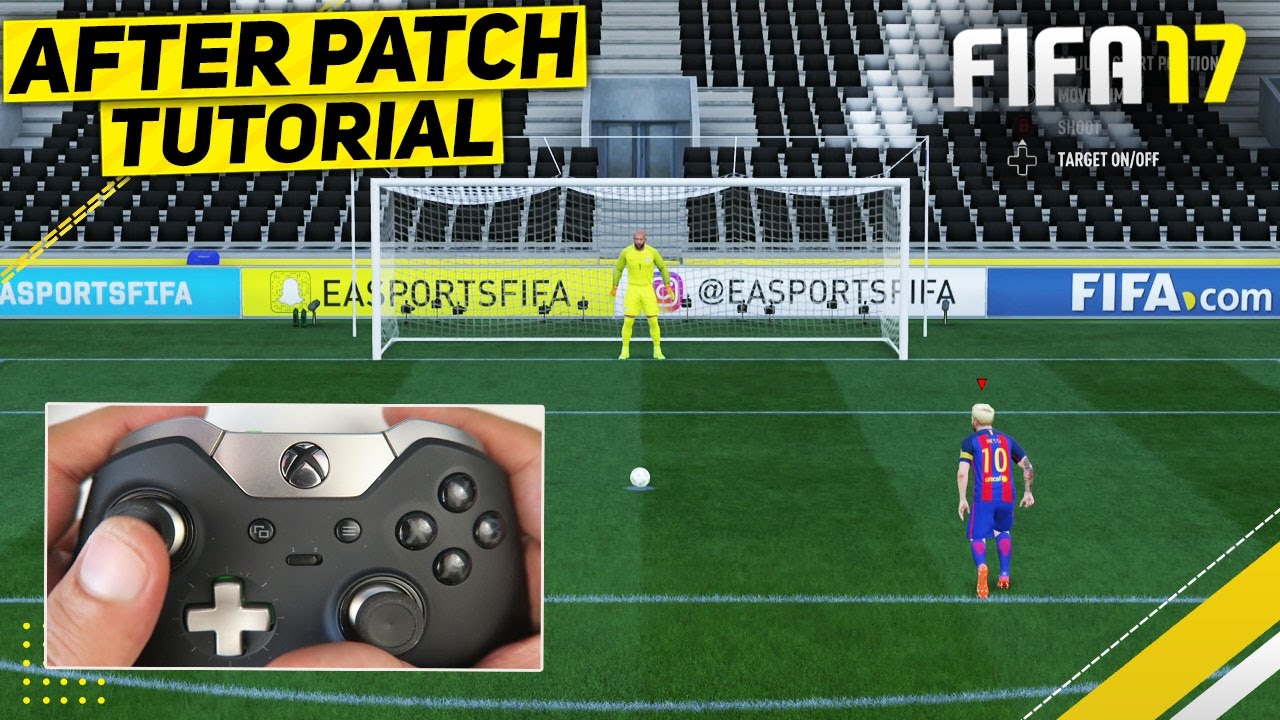 FIFA 17 AFTER PATCH BEST PENALTY KICK (NO ARROW) TUTORIAL - IMPOSSIBLE TO DEFEND PK TECHNIQUE