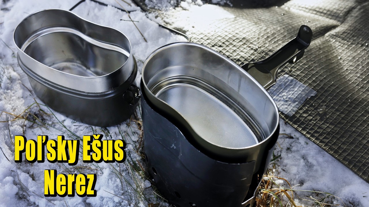 Poľsky nerezový vojenský ešus / Švédsky ešus M40