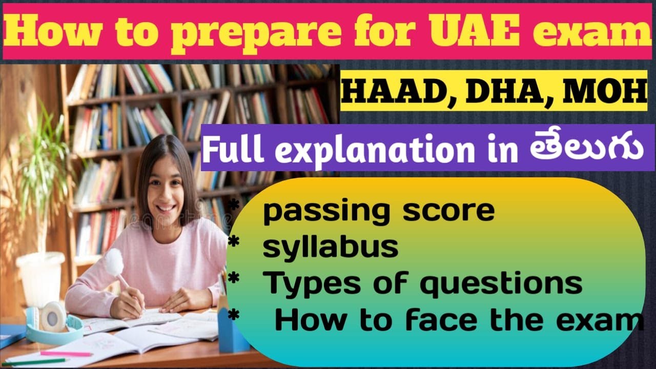 HOW TO PREPARE FOR UAE EXAMS//DHA,HAAD,MOH.