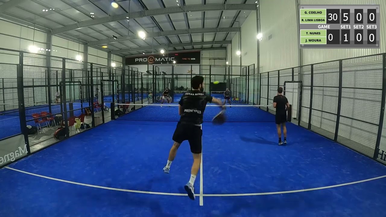 1/16 | 4º Open Star Padel Indoor Coimbra - T. NUNES e J. MOURA contra G. COELHO e R. LISBOA | 2023