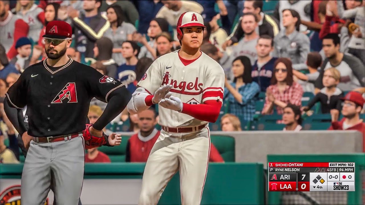 LA Angels vs Arizona Diamondbacks 7/1/2023 MLB The Show 23 Gameplay