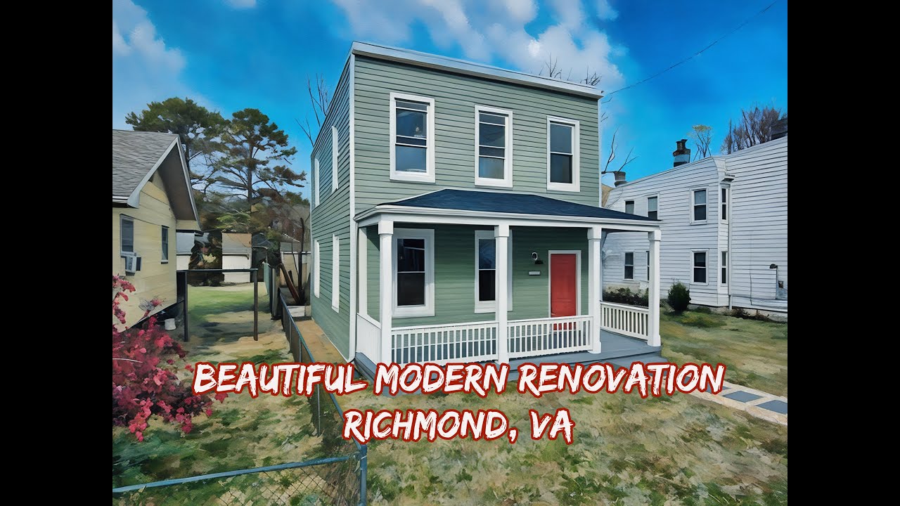 Beautiful Renovated 3 BDRM 3 Bath Home for Sale Richmond, VA +$369K+