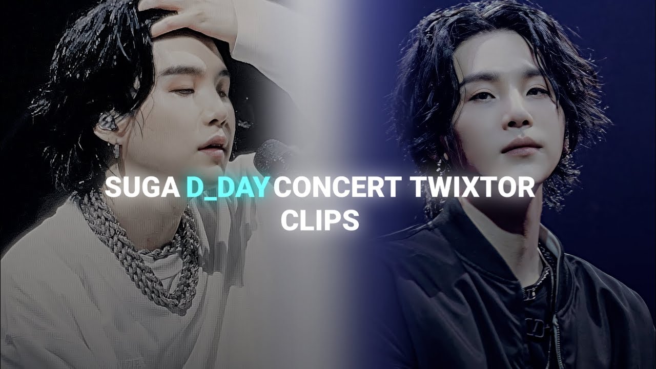 SUGA D-DAY CONCERT TWIXTOR CLIPS NY DAY1 #suga #agustd