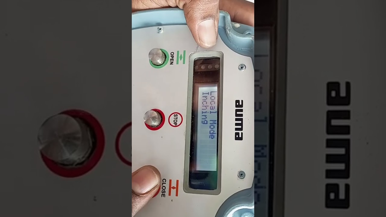 auma mov calibration, auma India new model display settings