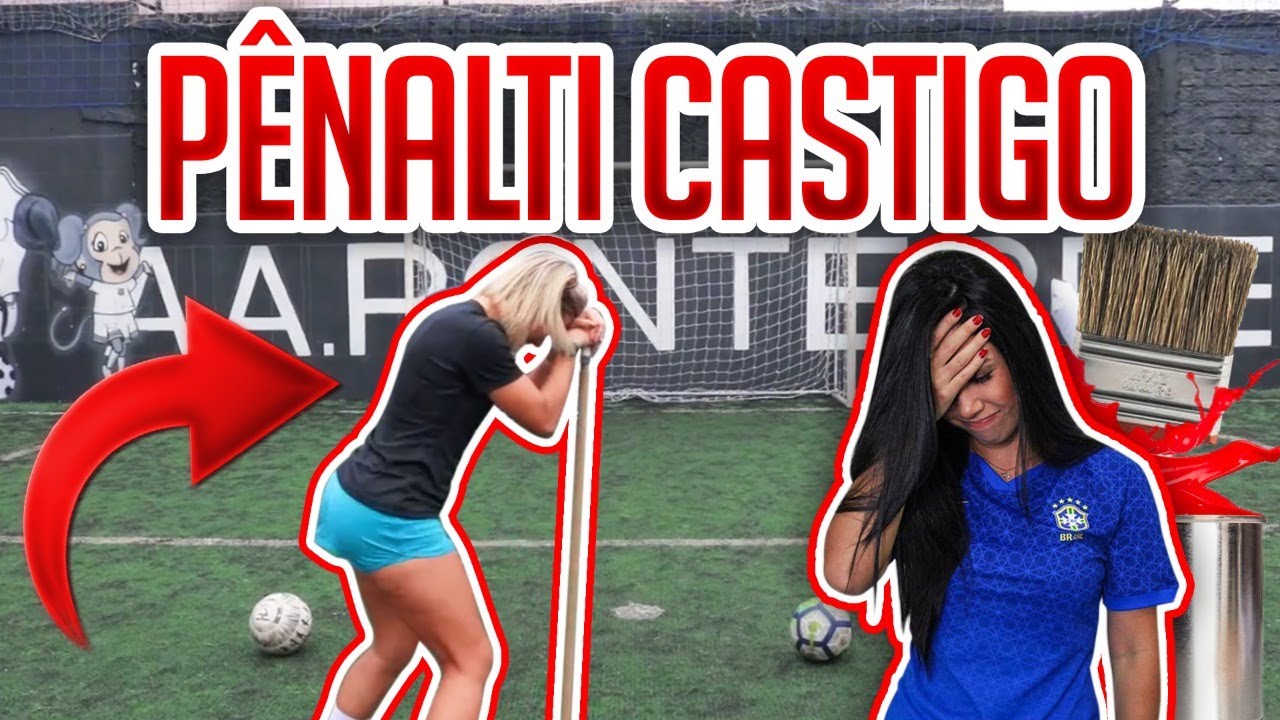 PERDEU PENALTI LEVA TINTA na CARA de CASTIGO!!