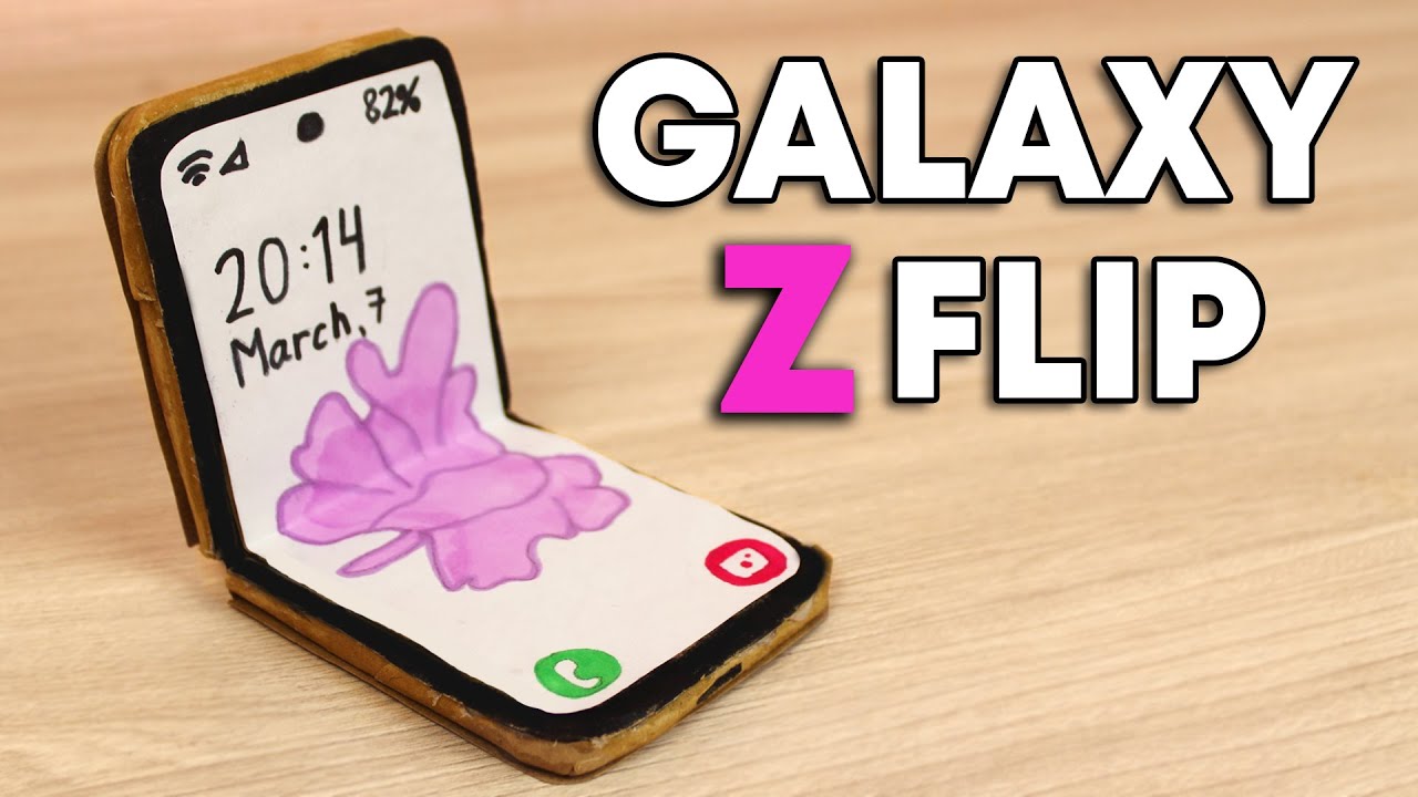 Как Сделать Samsung Galaxy Z Flip из Картона