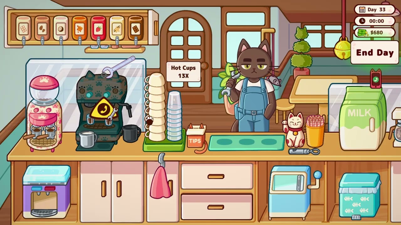🐱☕ Cats & Cups – The Cutest Cozy Cat Café Game