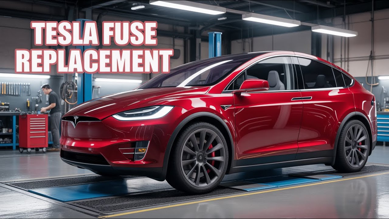 Tesla Model X Battery Fuse Replacement  & Celebrity Encounter at the Service Centre