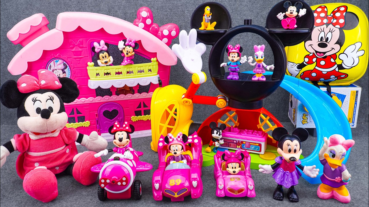 Mickey ASMR🐭Satisfying with Unboxing Disney Junior Minnie Mouse Clubhouse Playset | Review Toys ASMR