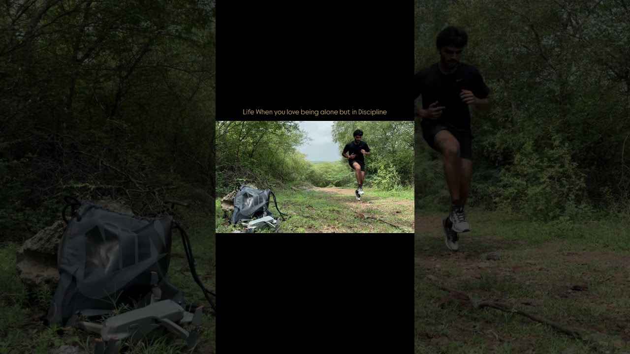 Workout in nature #discipline #travel #nature #workout #alone #trek #delhi #shorts #reels #running