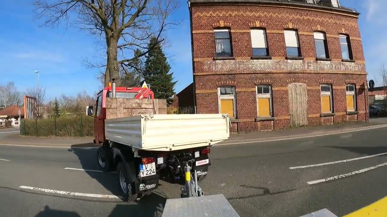 Multicar M25 Allrad Motor Sound BauVLOG 2