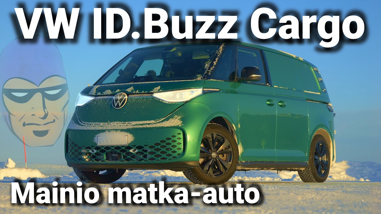 330. koeajossa VW ID.Buzz Cargo 77kWh, Mainio matka-auto! (Mustanaamio suosittelee!)