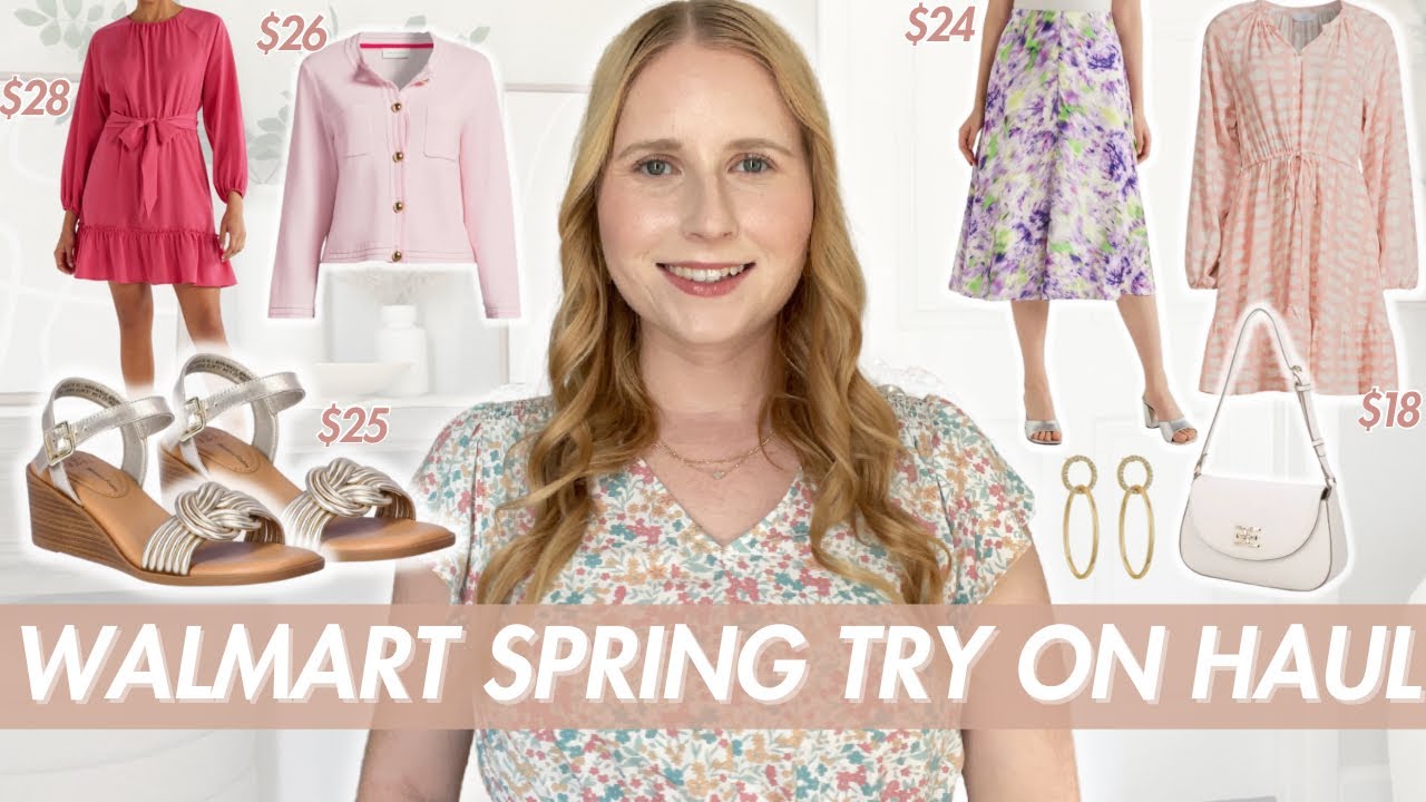 WALMART CLOTHING TRY ON HAUL 2024 | Walmart SPRING TRY ON | Spring Dresses Under $50 #walmartfashion