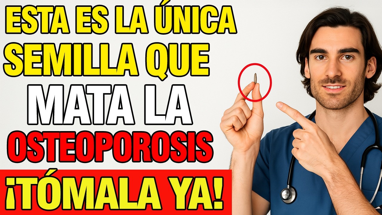 La SEMILLA MILAGROSA con MÁS CALCIO que la LECHE para FORTALECER tus HUESOS