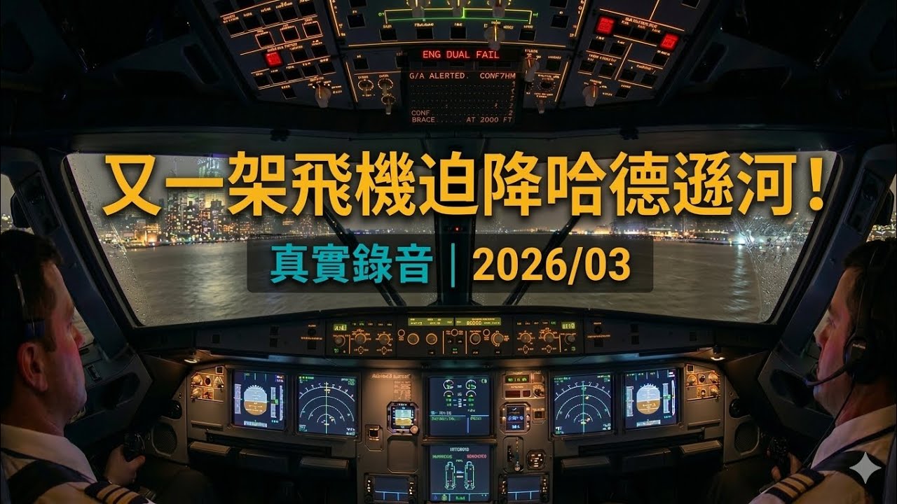 [真實錄音]2026年3月，又有一架飛機迫降哈德遜河！全機生還！薩利幾長2.0