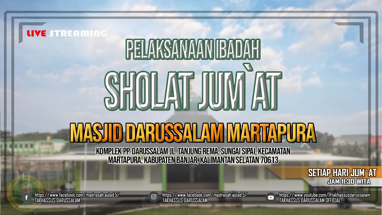 Pelaksanaan Ibadah Sholat Jum’at | 27 Februari 2026