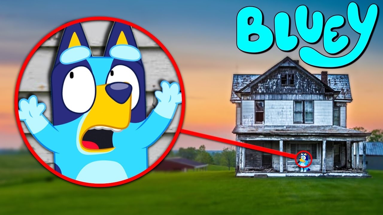 M&oacute;j Dron Uchwycił BLUEY EXE vs Bingo w prawdziwym życiu! (Część 3)