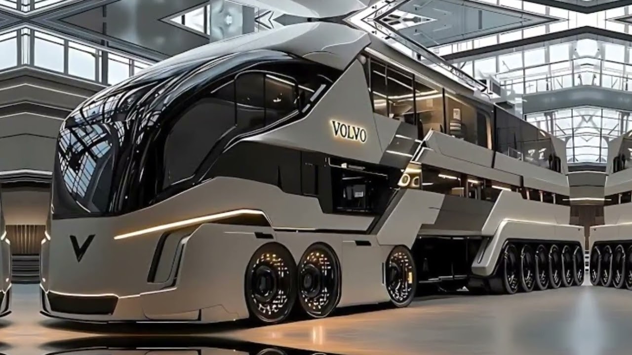 You Won’t Believe This 2026 Volvo Double Decker Camper Van! It’s a 2-Story Luxury House on Wheels!