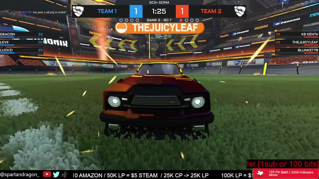 Spartan Esports RL GC3+ Tryout; Featuring comms from the help: K9 Kenta, TheJuicyLeaf, Blunket79