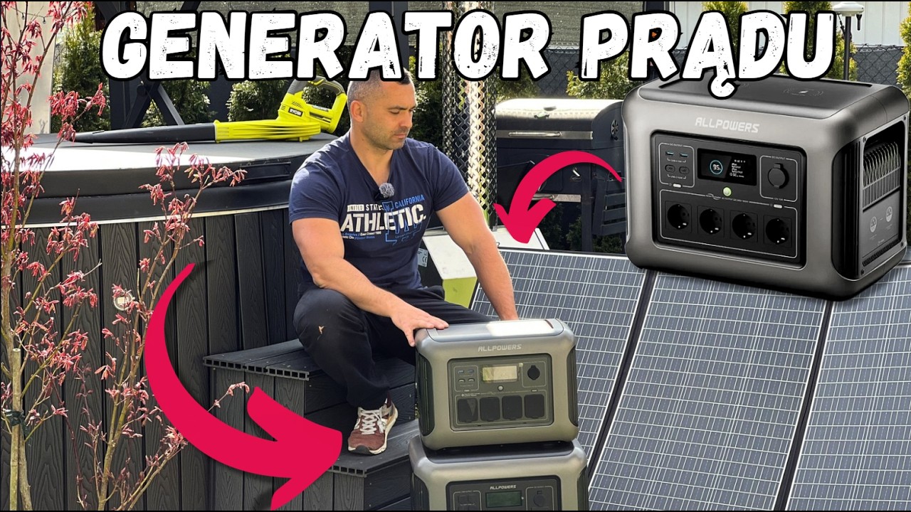 Przenośna Elektrownia: generator prądu ALLPOWERS R1500 | Recenzja i opinia #allpowers #dom #ogr&oacute;d