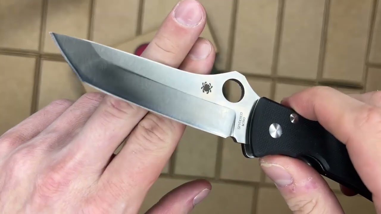 Реплика ножа Spyderco Lum Tanto - обзор!