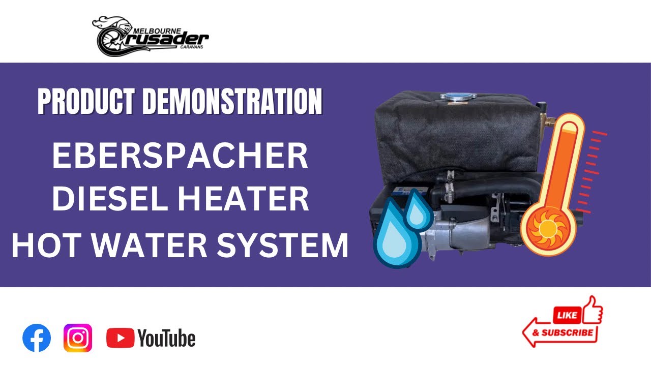 🔥 Crusader Caravans Eberspacher Diesel Heater & Hot Water System – Full Tutorial & Demo