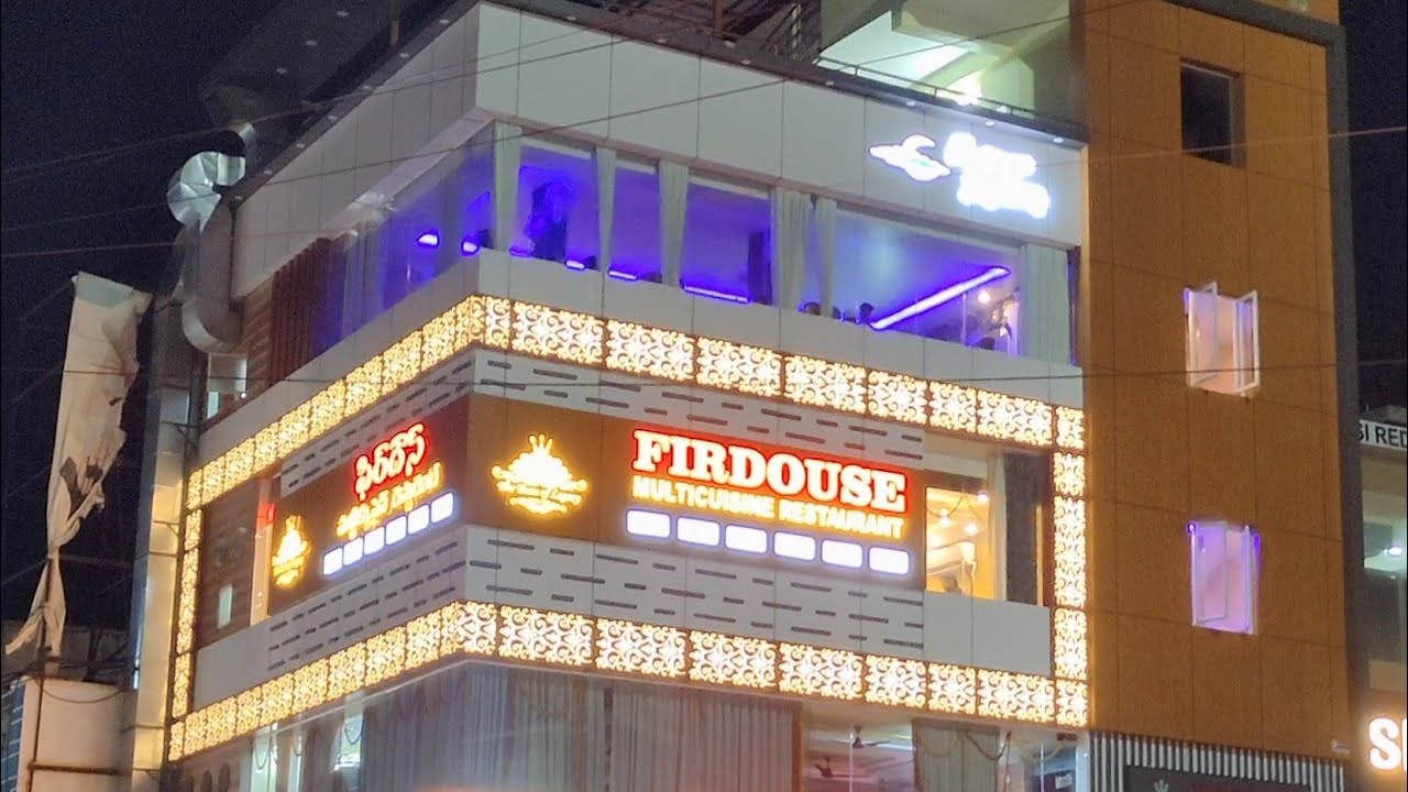 3 floors 3 themed Restaurant😳 | Sky Dinning | Firdouse Restaurant Kadapa