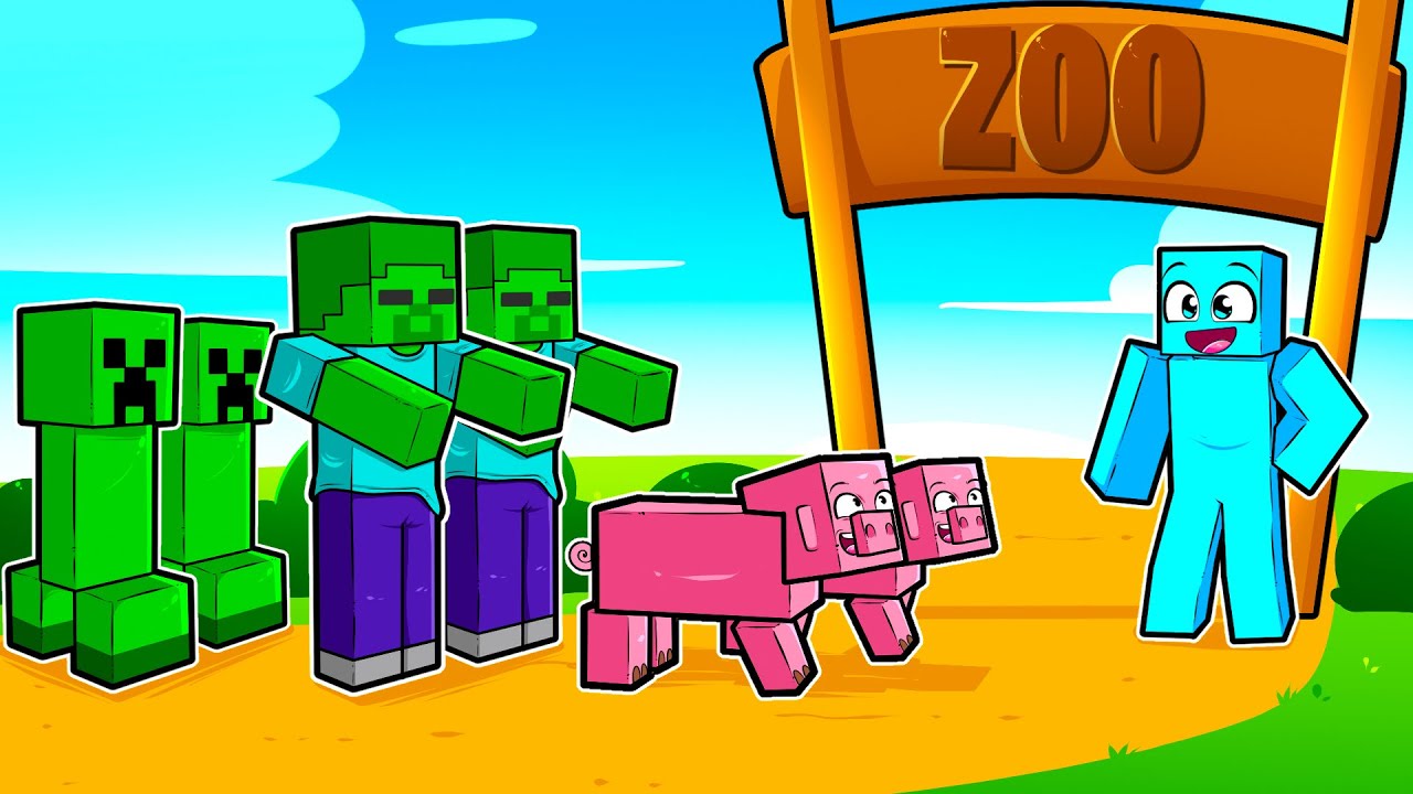 Я Создал Зоопарк со Всеми Мобами из Minecraft!