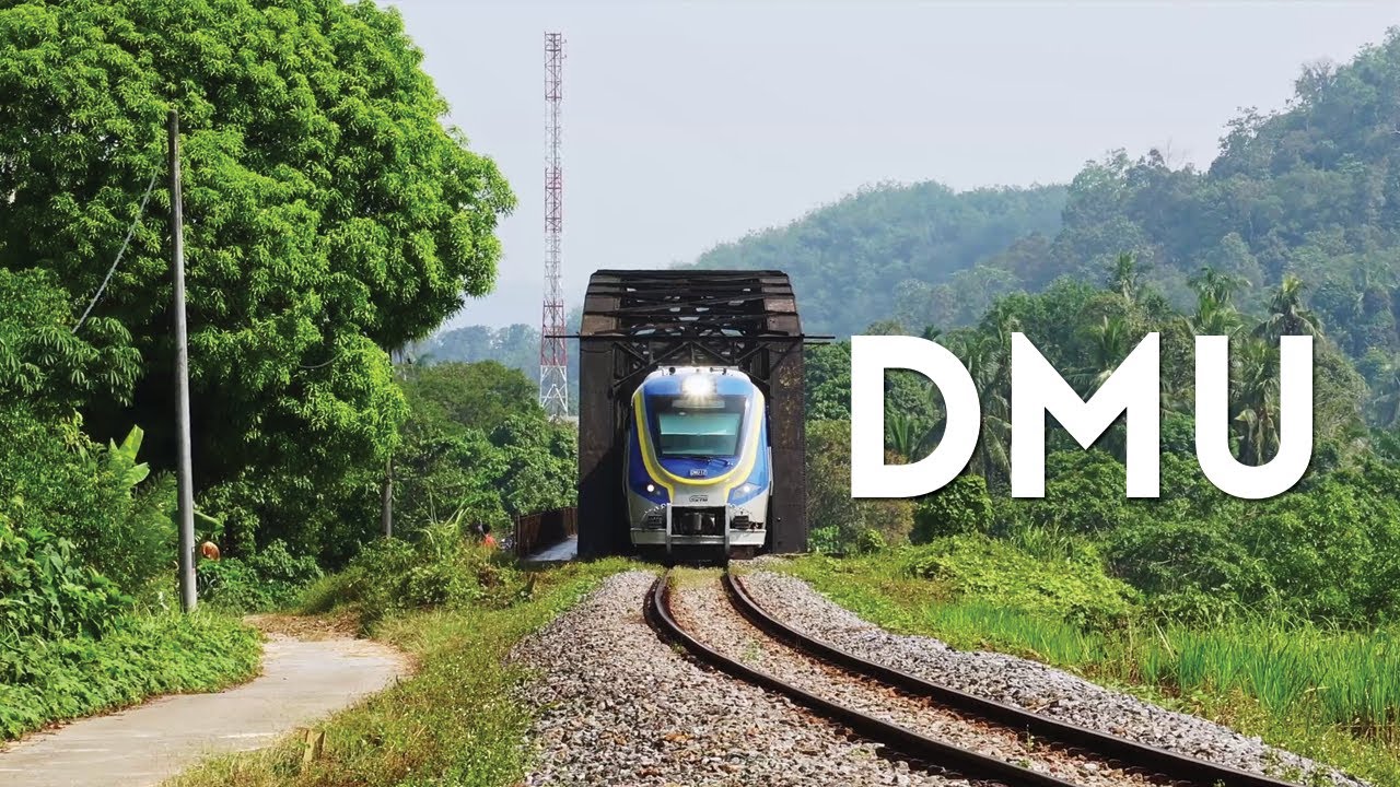 DMU 56UP Over Manek Urai Iron Bridge