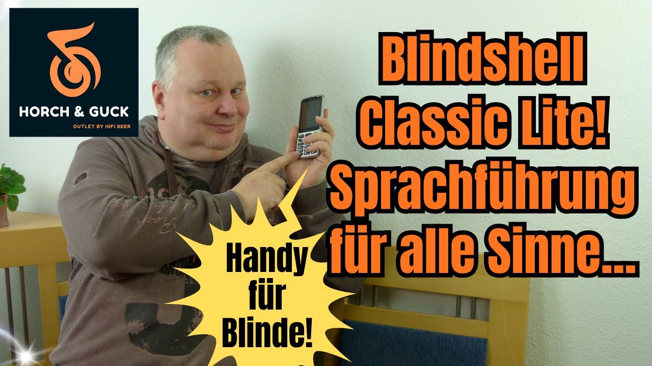 Blindshell Handy Classic Lite für Blinde und Sehbehinderte – Sicherheit & Einfachheit im Outlet!