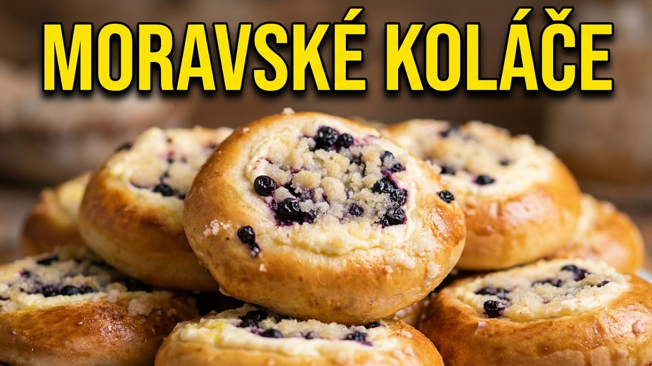 Лучшие моравские лепешки с творогом и черникой 4K 🍪 | Хороший рецепт
