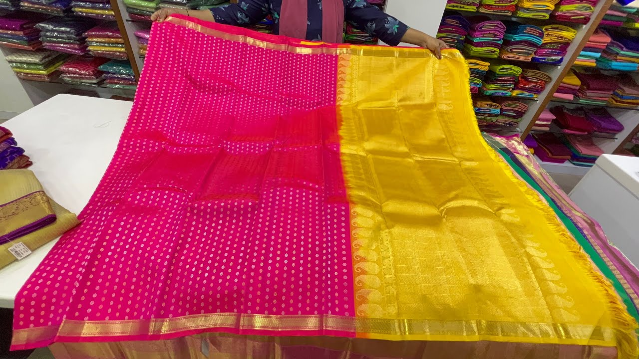 Indian saree house 👍👍🥻latest dola silk sarees for women || chickpet Bangalore shopping