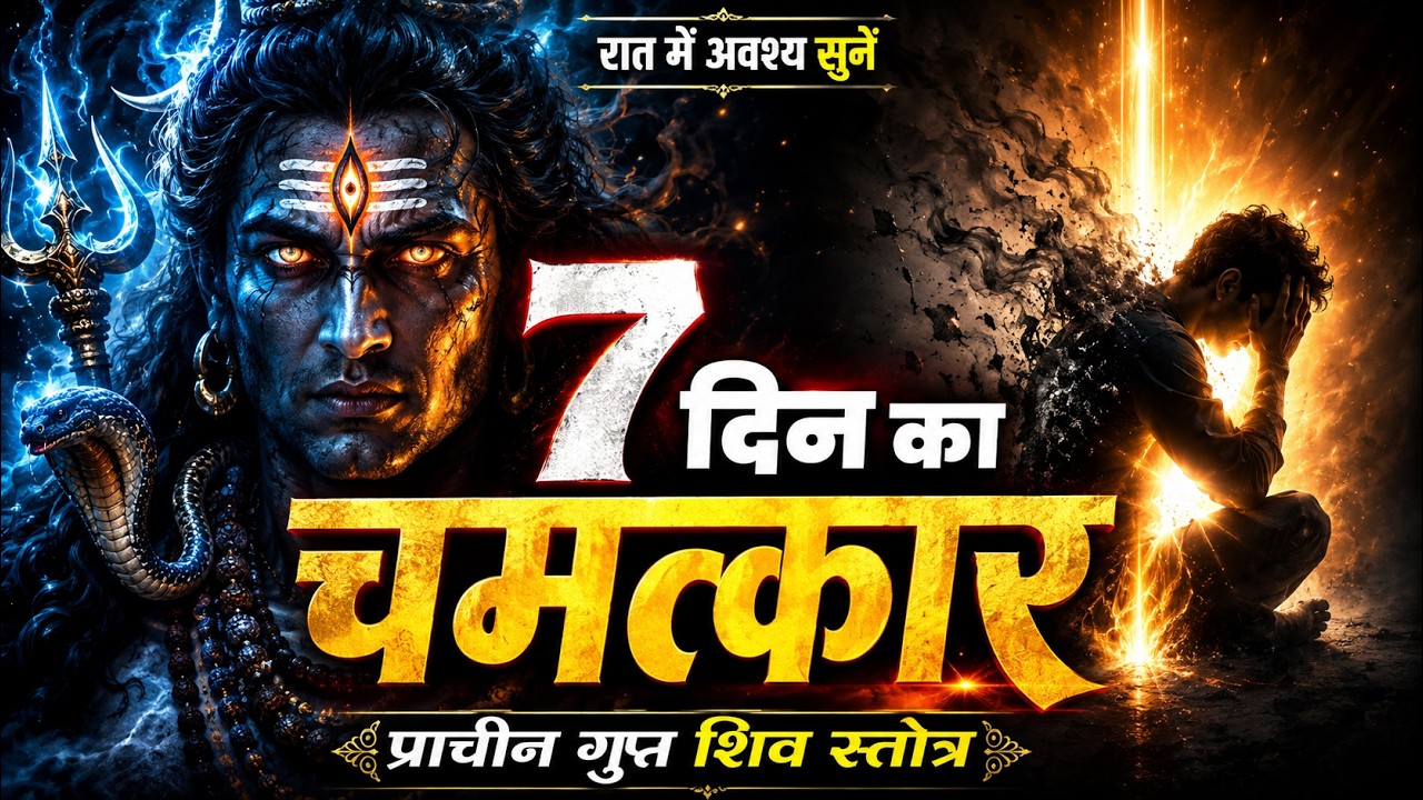 7 दिन सुन लिया तो बदल जाएगी किस्मत | शिव जी का चमत्कारी स्तोत्र  #mahadev #शिव #shiva #shivbhajan