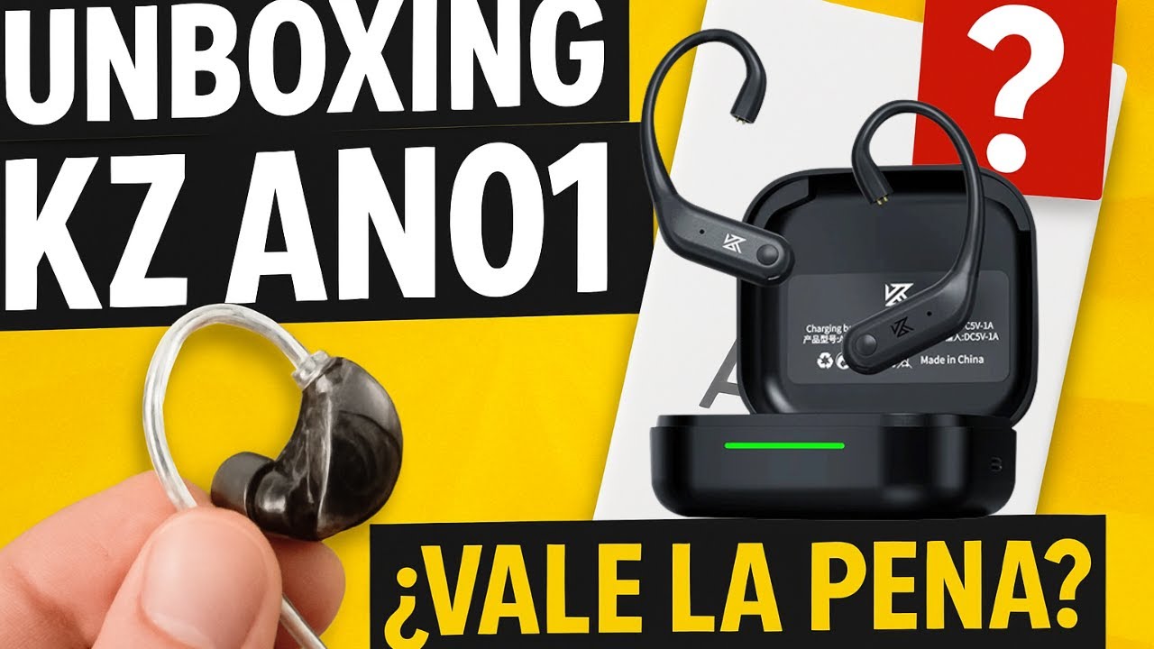 Unboxing KZ AN01 🎧 | ¡Audio PRO por menos de lo que imaginas!