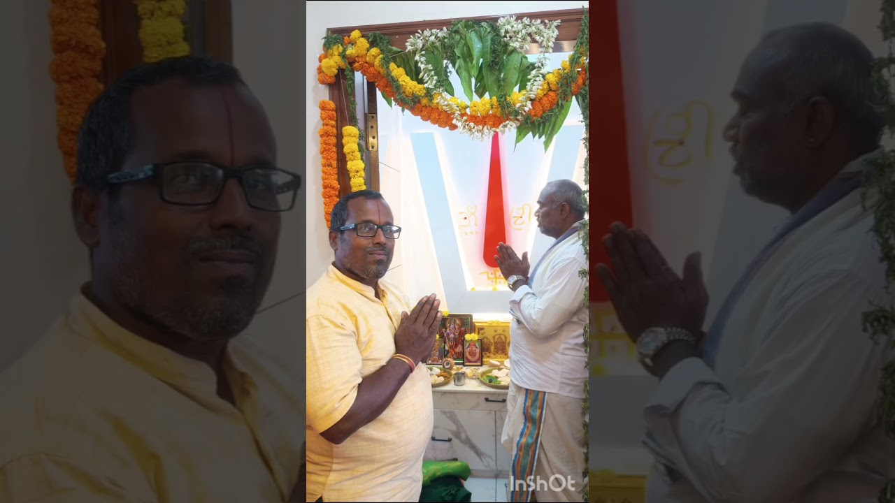 శ్రీనివాస్ రెడ్డి గారి గృహప్రవేశ సందర్భంగా ఏ గోకులపాడు లో పారాయణ