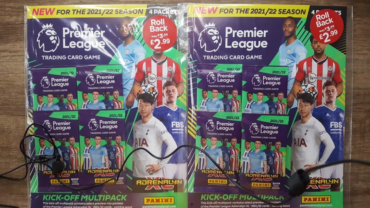 OPENING PACKS OF ADRENALYN XL PREMIER LEAGUE 21/22 CARDS (ASMR)