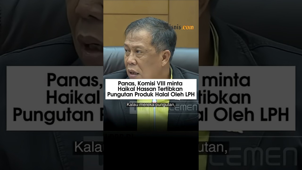 Panas, Komisi VIII Minta Haikal Hassan Tertibkan Pungutan Produk Halal Oleh LPH