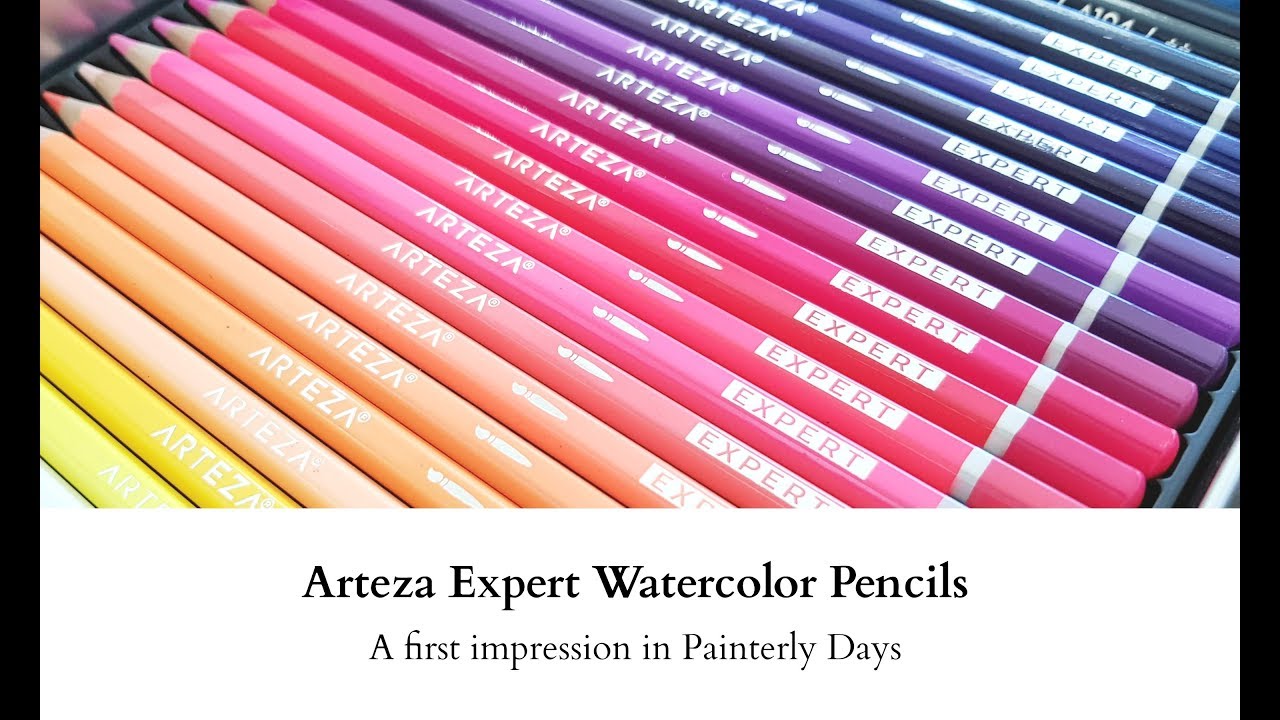 Arteza Expert Watercolor Pencils - A First Impression