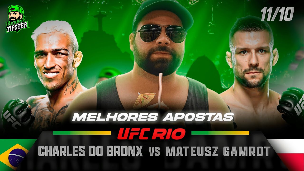 UFC RIO: CHARLES DO BRONX vs. GAMROT - AN&Aacute;LISE E PALPITES COMPLETO!!