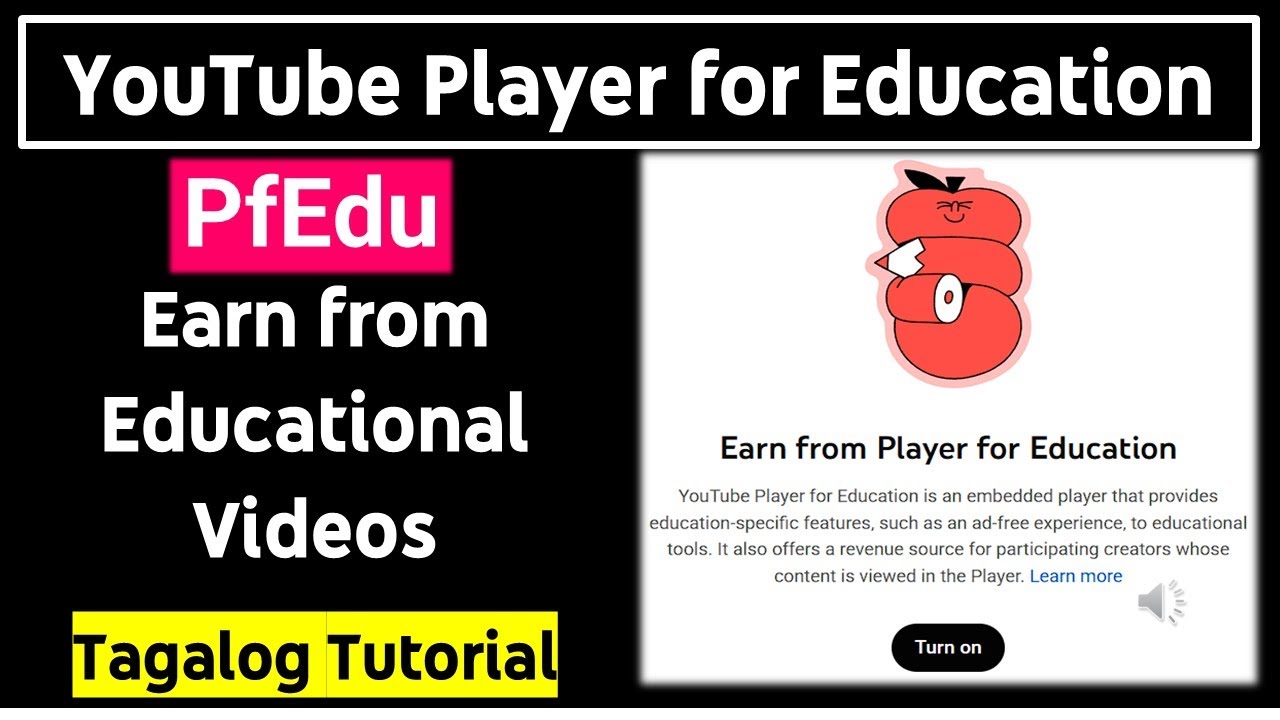 💰 YouTube Player for Education  | PfEdu Explained! Bagong Paraan ng Kita sa YouTube 2025 #PFEDU