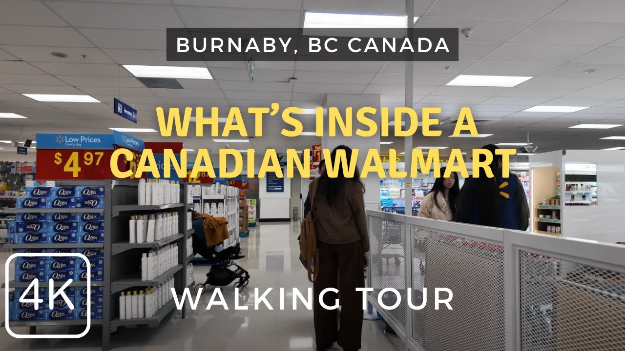 Walking Tour Inside the Walmart at Metropolis at Metrotown in Burnaby, BC Canada 2025