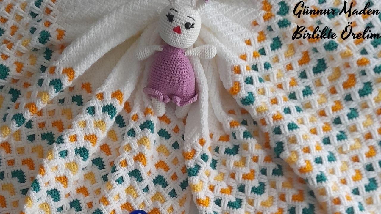 Kalpli Zikzak Modeli Bebek Battaniyesi          #baby blanket pattern #crochet #knitting  #patterns