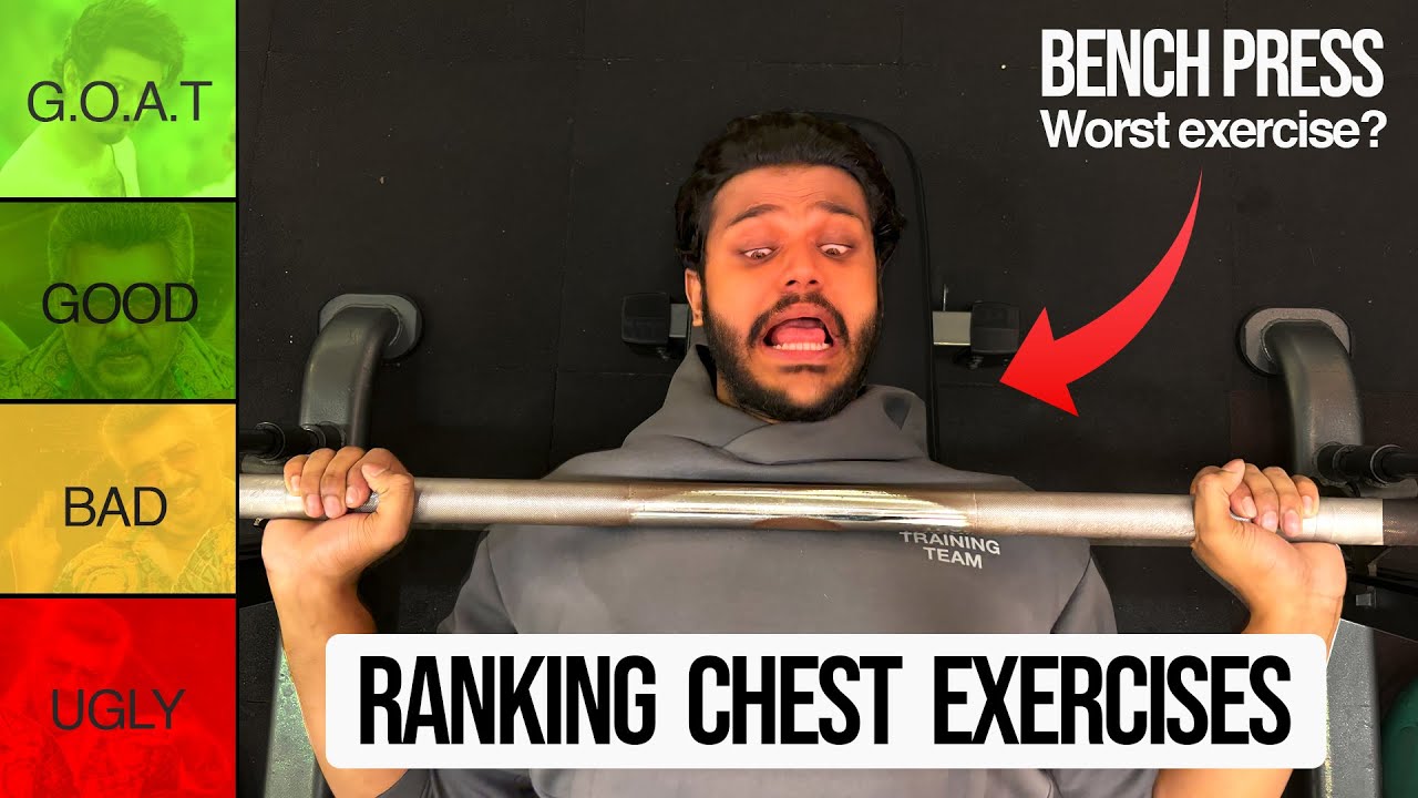 17 Chest Exercises Ranked from WORST❌ - BEST✅ [ Tier List]