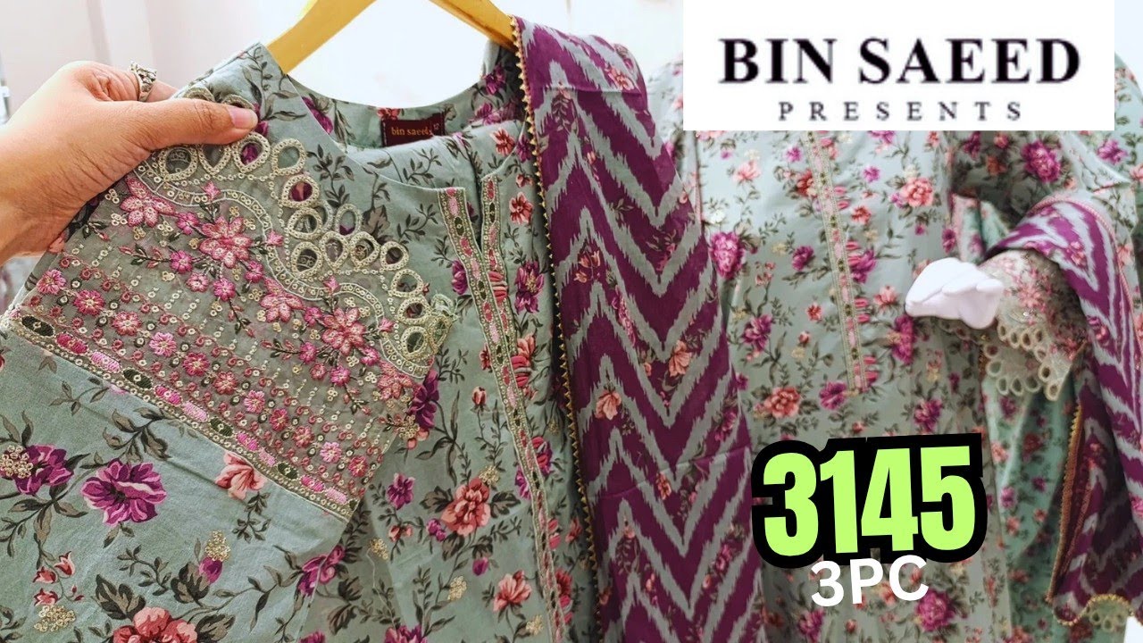 😱Bin Saeed Sale price Collection 😱 Bin Saeed New Collection 2025 📣♥️ Binsaeed Grand Store